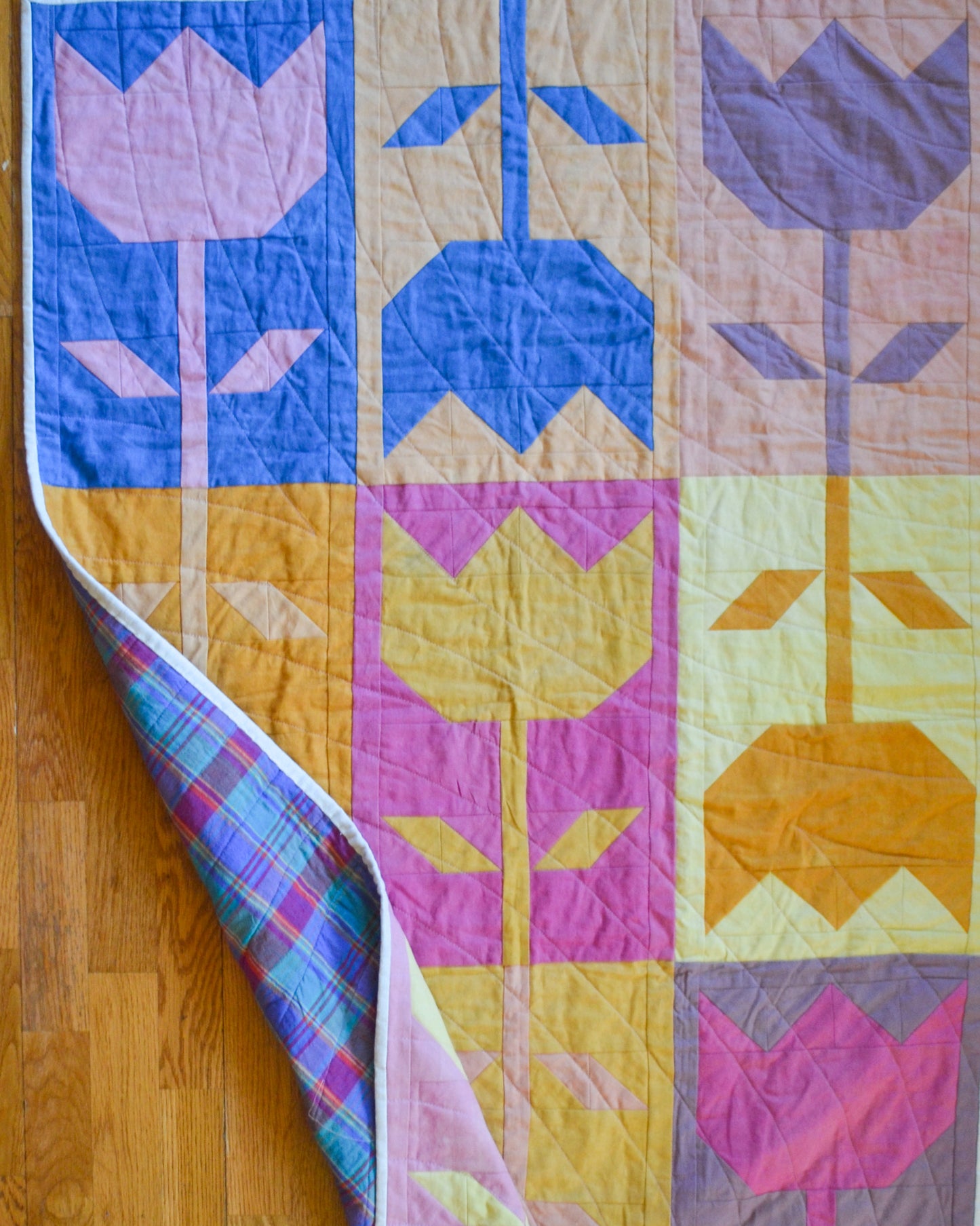 Flower Block Quilt Pattern