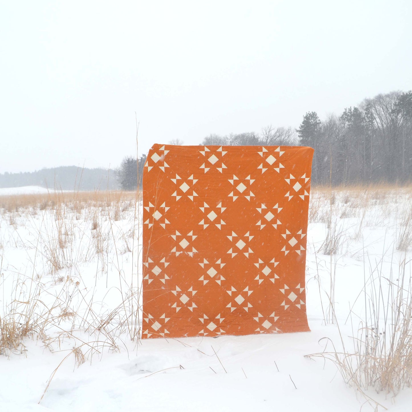 Golden Lattice Quilt Pattern