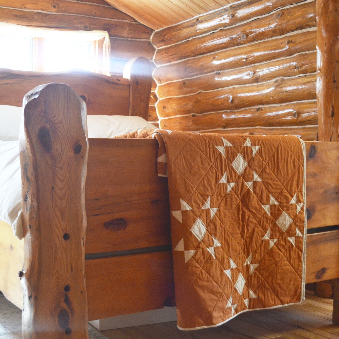 Golden Lattice Quilt Pattern