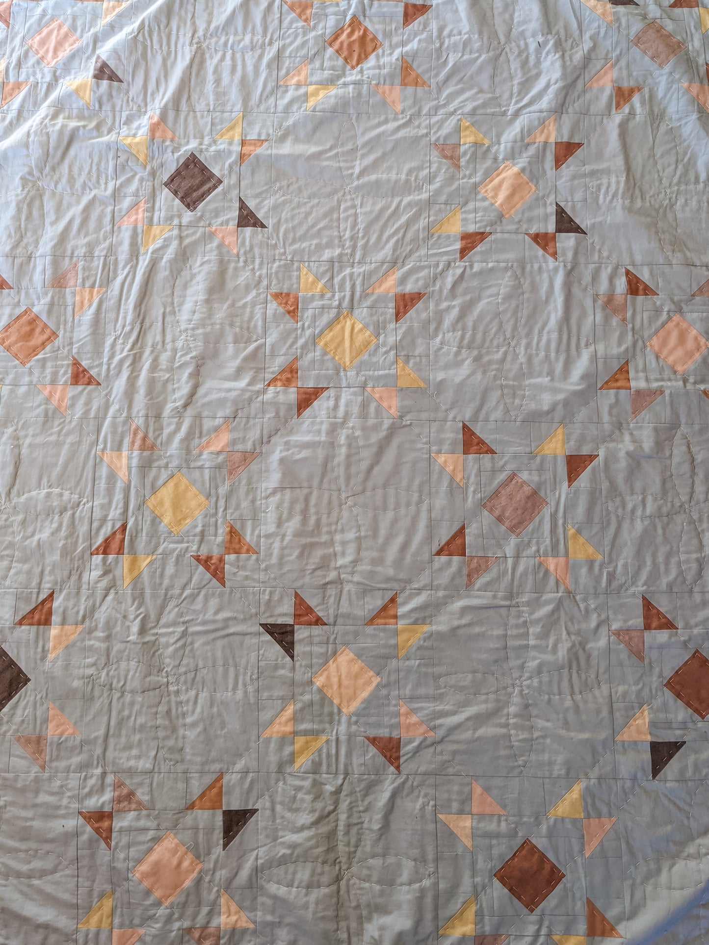 Golden Lattice Quilt Pattern