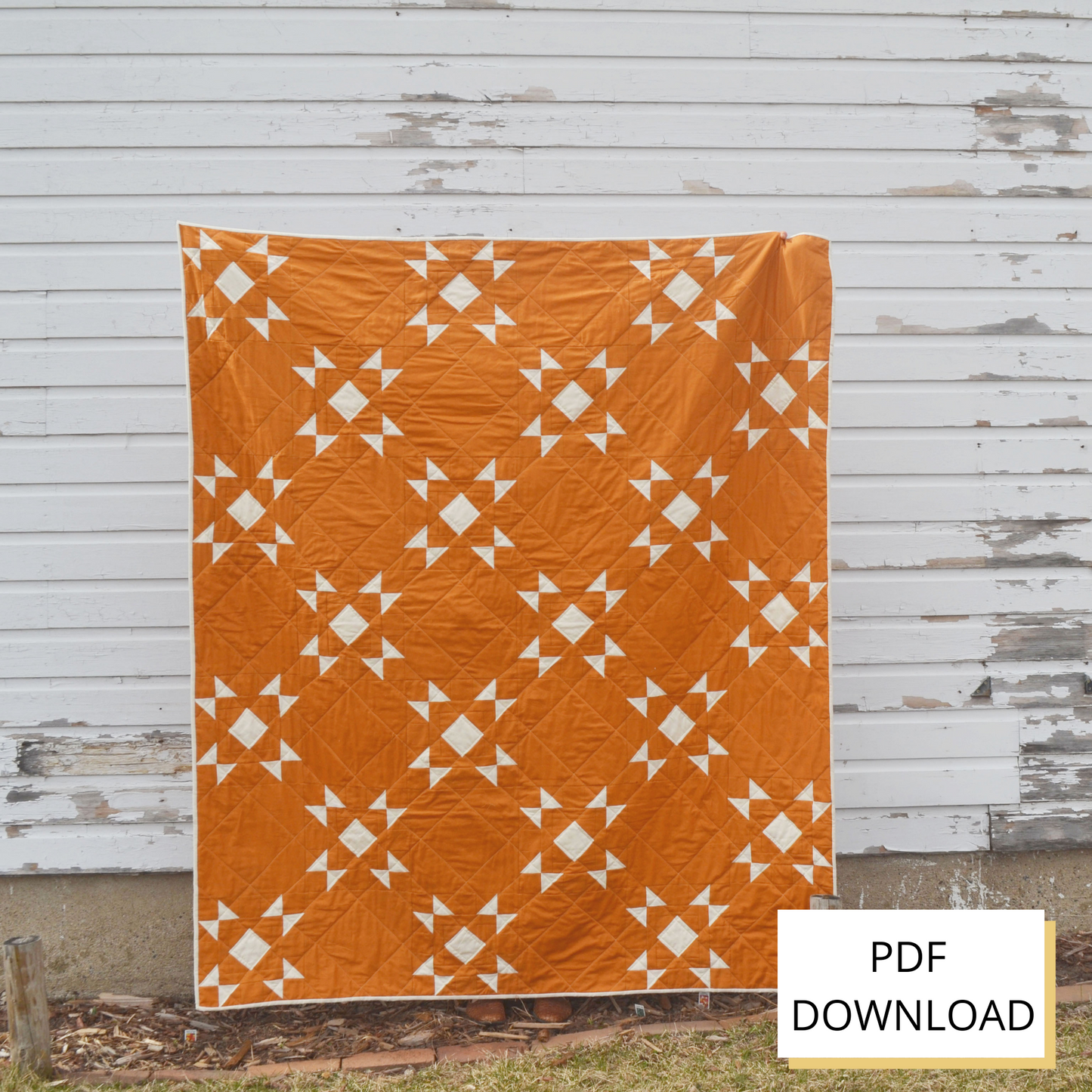 Golden Lattice Quilt Pattern