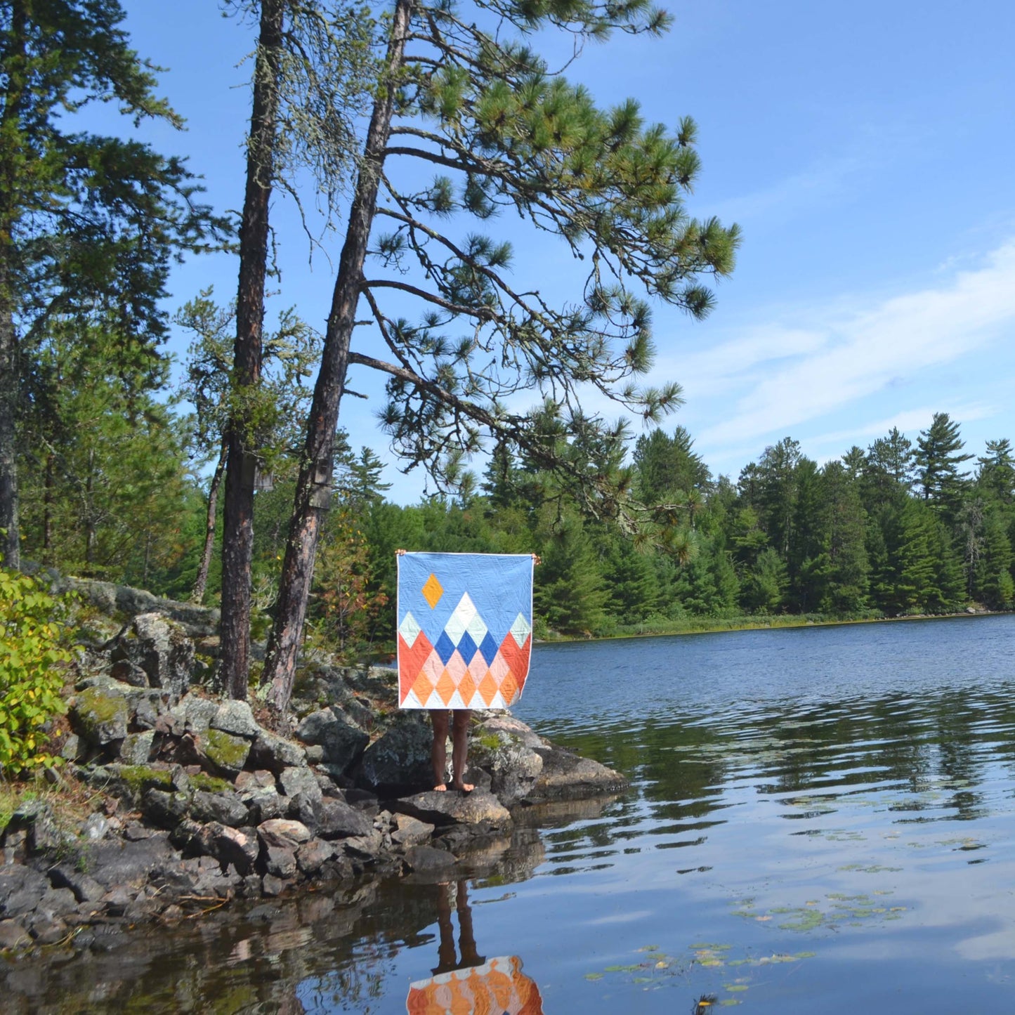Mountain Diamond Quilt Pattern