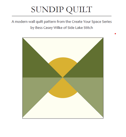 Sundip Wall Quilt Pattern