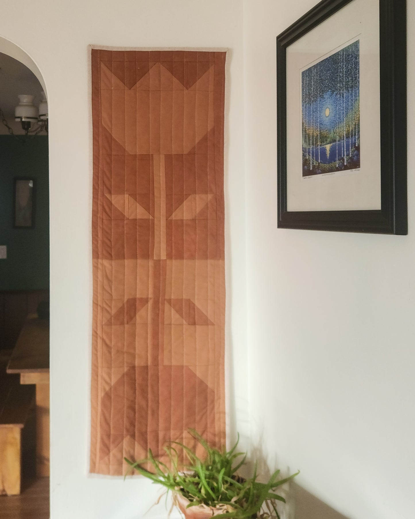 Side Lake Stitch Kit 02: Flower Block Wall Quilt