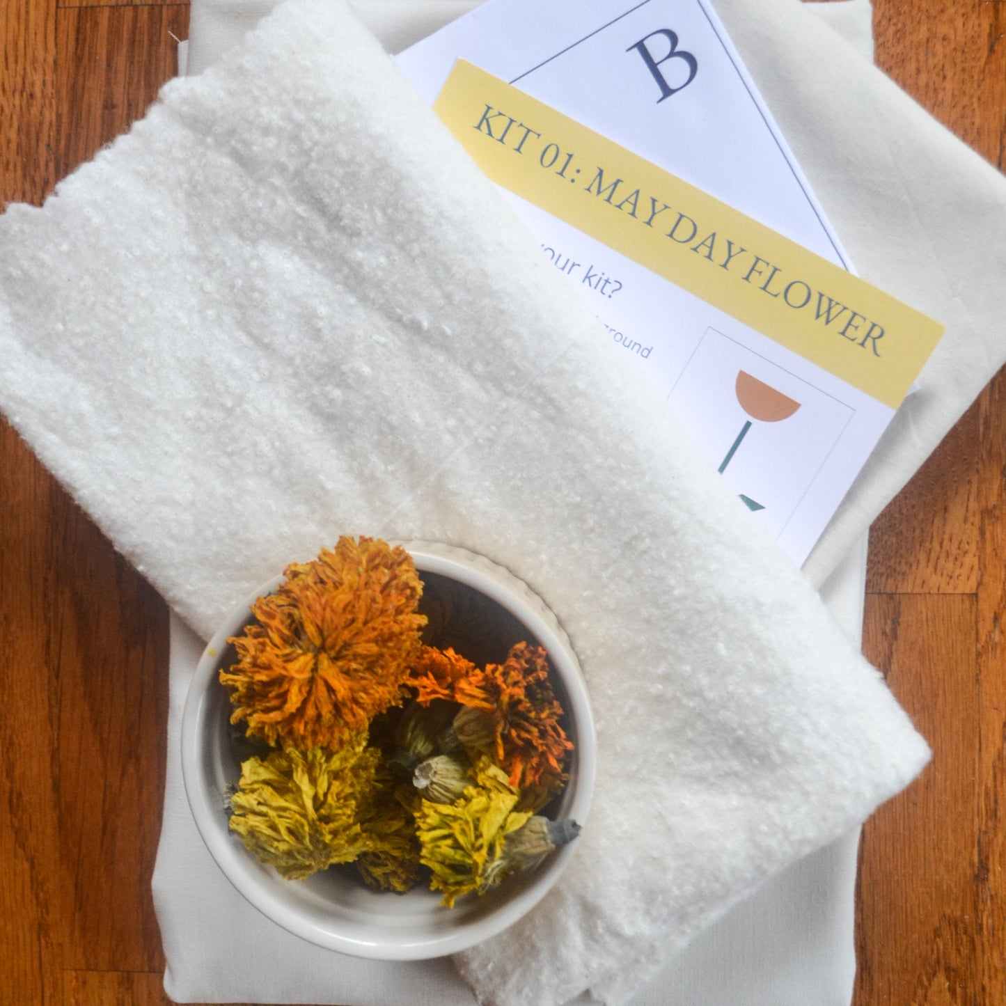 Side Lake Stitch Kit 01: May Day Flower (PDF Instructions ONLY)