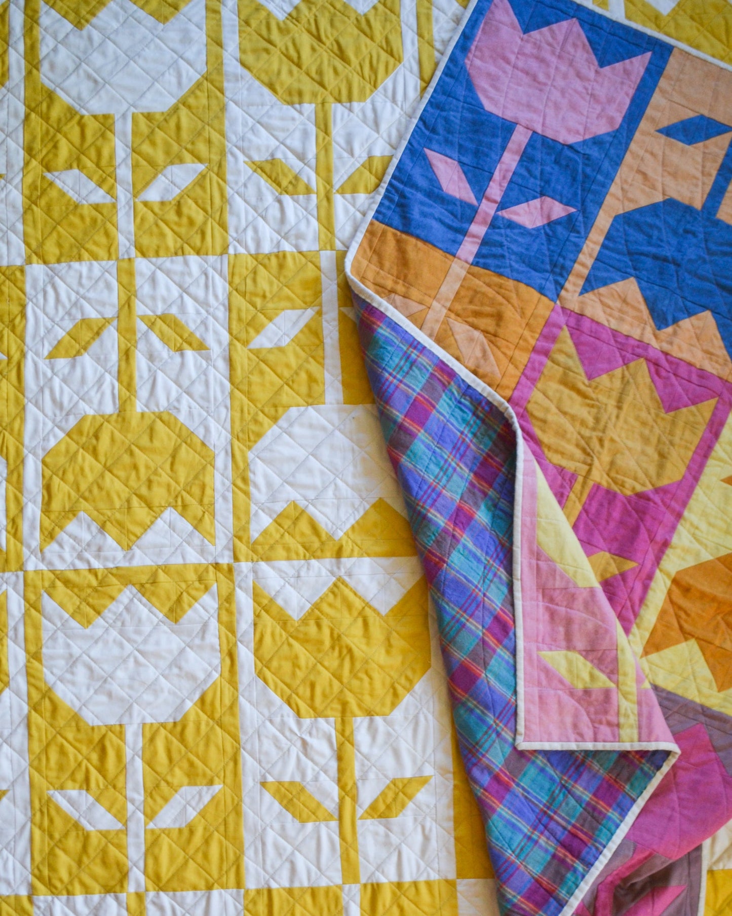 Flower Block Quilt Pattern