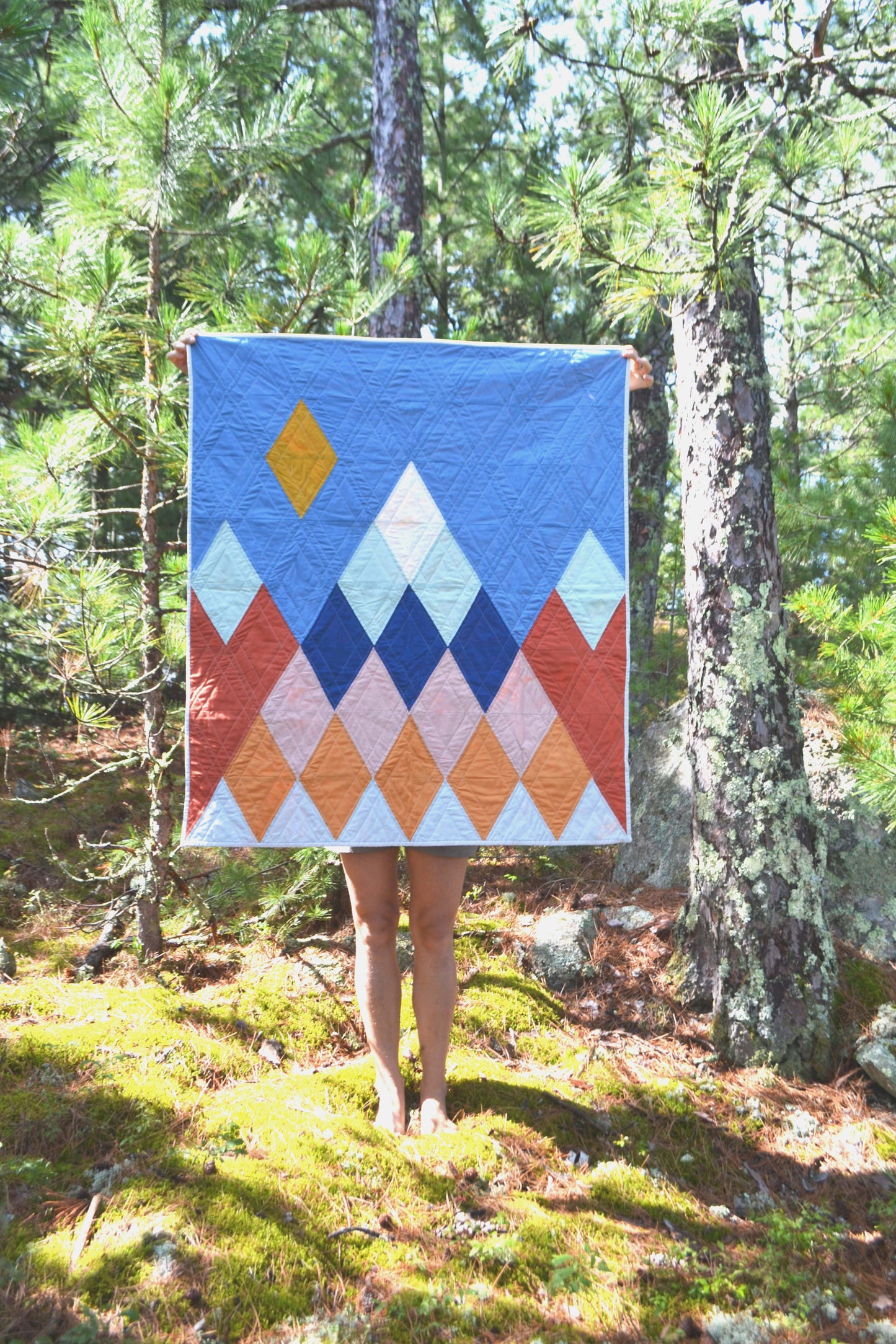 Mountain Diamond Quilt Pattern